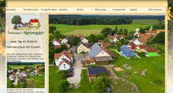 Desktop Screenshot of feriendorf-nehmeier.de