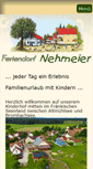 Mobile Screenshot of feriendorf-nehmeier.de